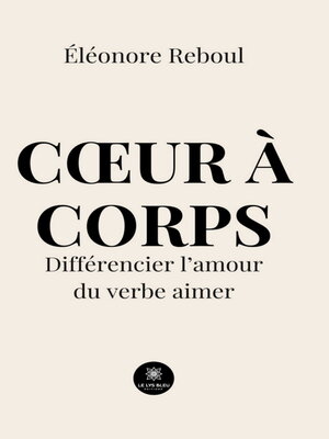 cover image of Cœur à corps
